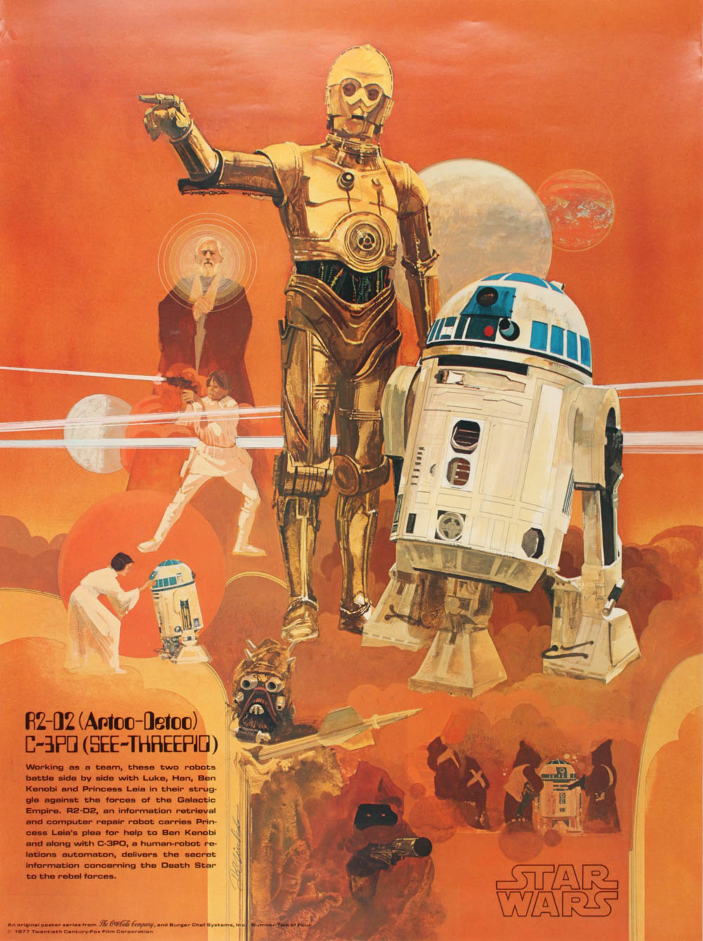 Vintage 1977 Coca-Cola "Star Wars" 18x24 Promotional Poster at PristineAuction.com Vintage 1977 Coca-Cola "Star Wars" 18x24 Promotional Poster at PristineAuction.com