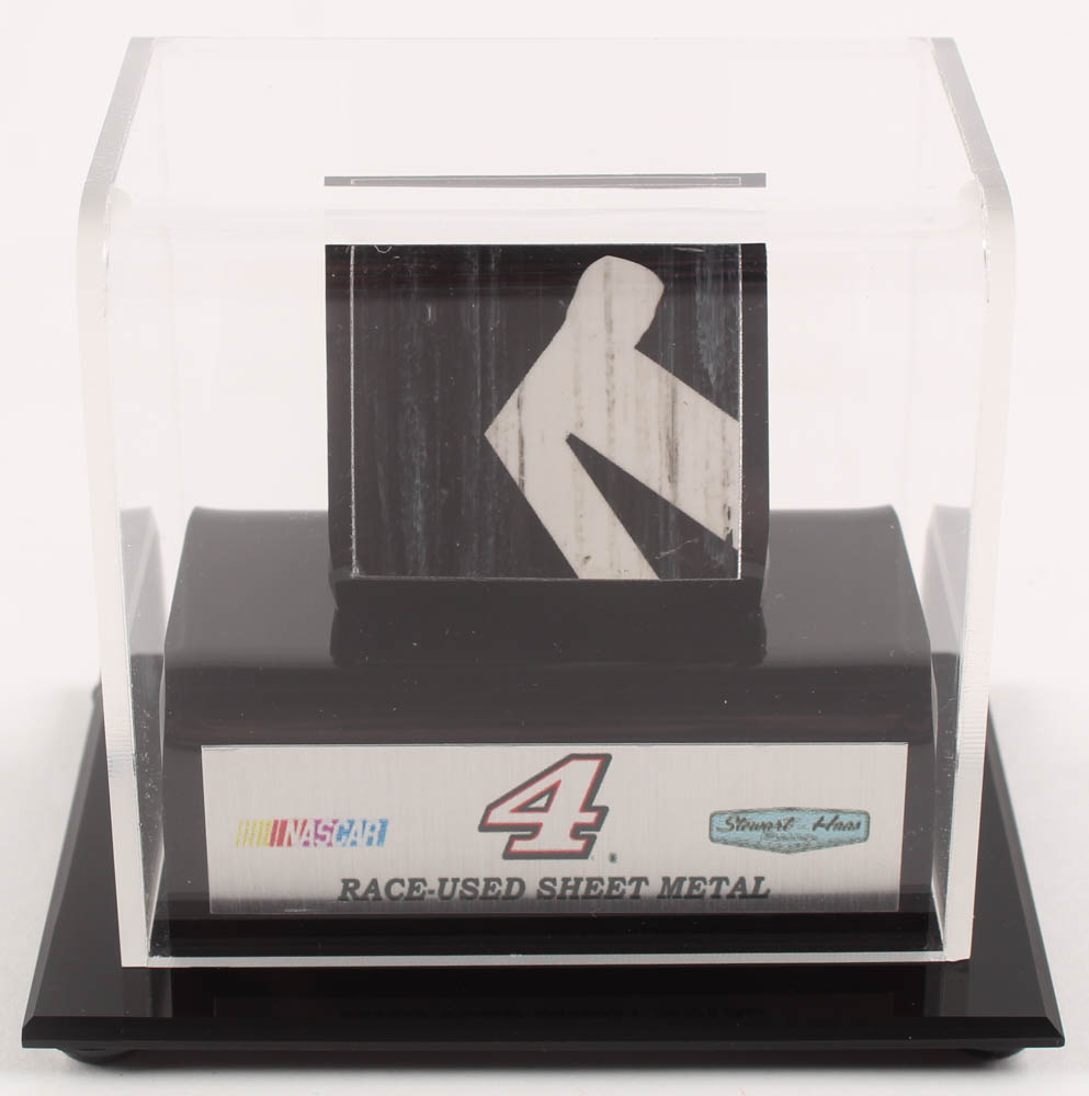 Kevin Harvick NASCAR Race-Used Sheet Metal Display (Fanatics COA) at PristineAuction.com Kevin Harvick NASCAR Race-Used Sheet Metal Display (Fanatics COA) at PristineAuction.com