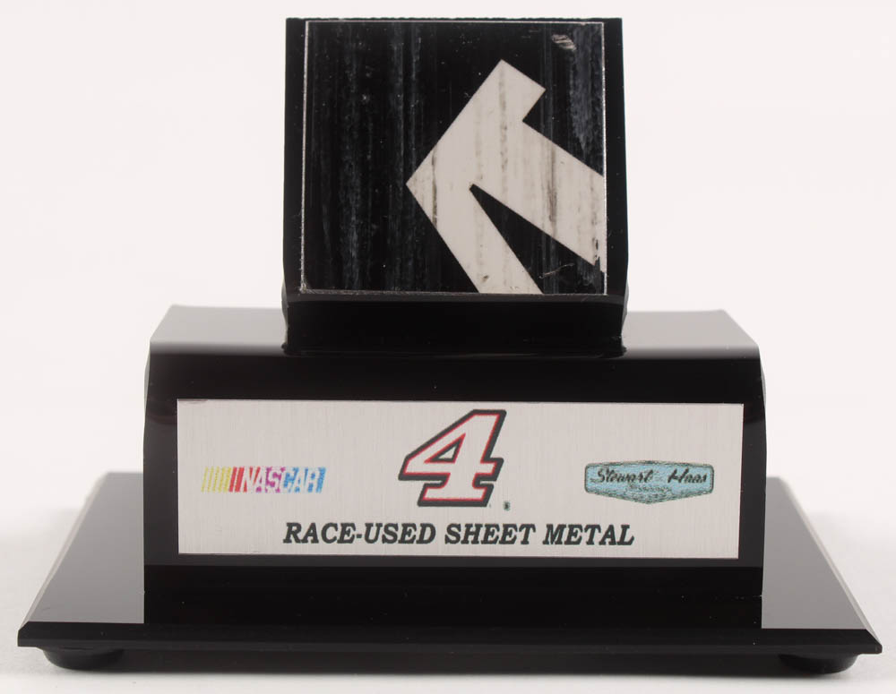 Kevin Harvick NASCAR Race-Used Sheet Metal Display (Fanatics COA) at PristineAuction.com Kevin Harvick NASCAR Race-Used Sheet Metal Display (Fanatics COA) at PristineAuction.com