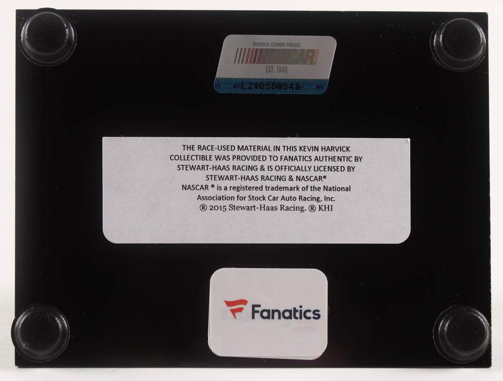 Kevin Harvick NASCAR Race-Used Sheet Metal Display (Fanatics COA) at PristineAuction.com Kevin Harvick NASCAR Race-Used Sheet Metal Display (Fanatics COA) at PristineAuction.com