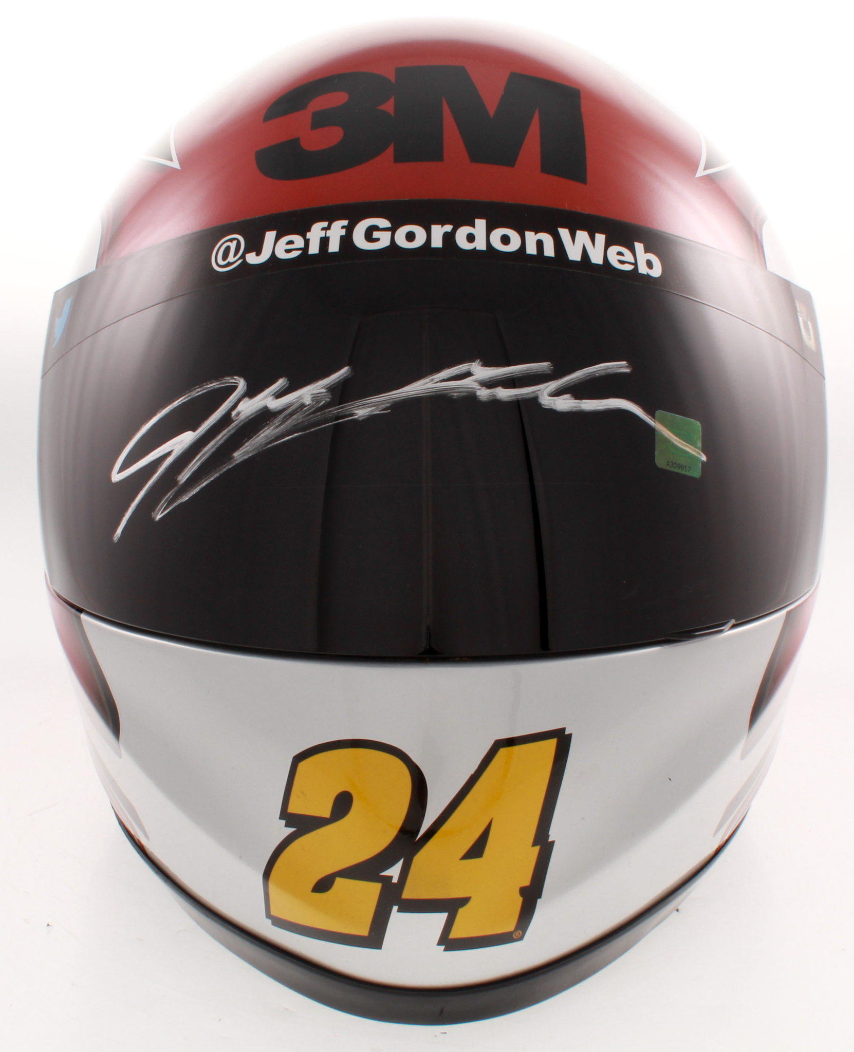 Jeff Gordon Signed NASCAR 3M Special Edition Full-Size Helmet (Gordon Hologram) at PristineAuction.com Jeff Gordon Signed NASCAR 3M Special Edition Full-Size Helmet (Gordon Hologram) at PristineAuction.com