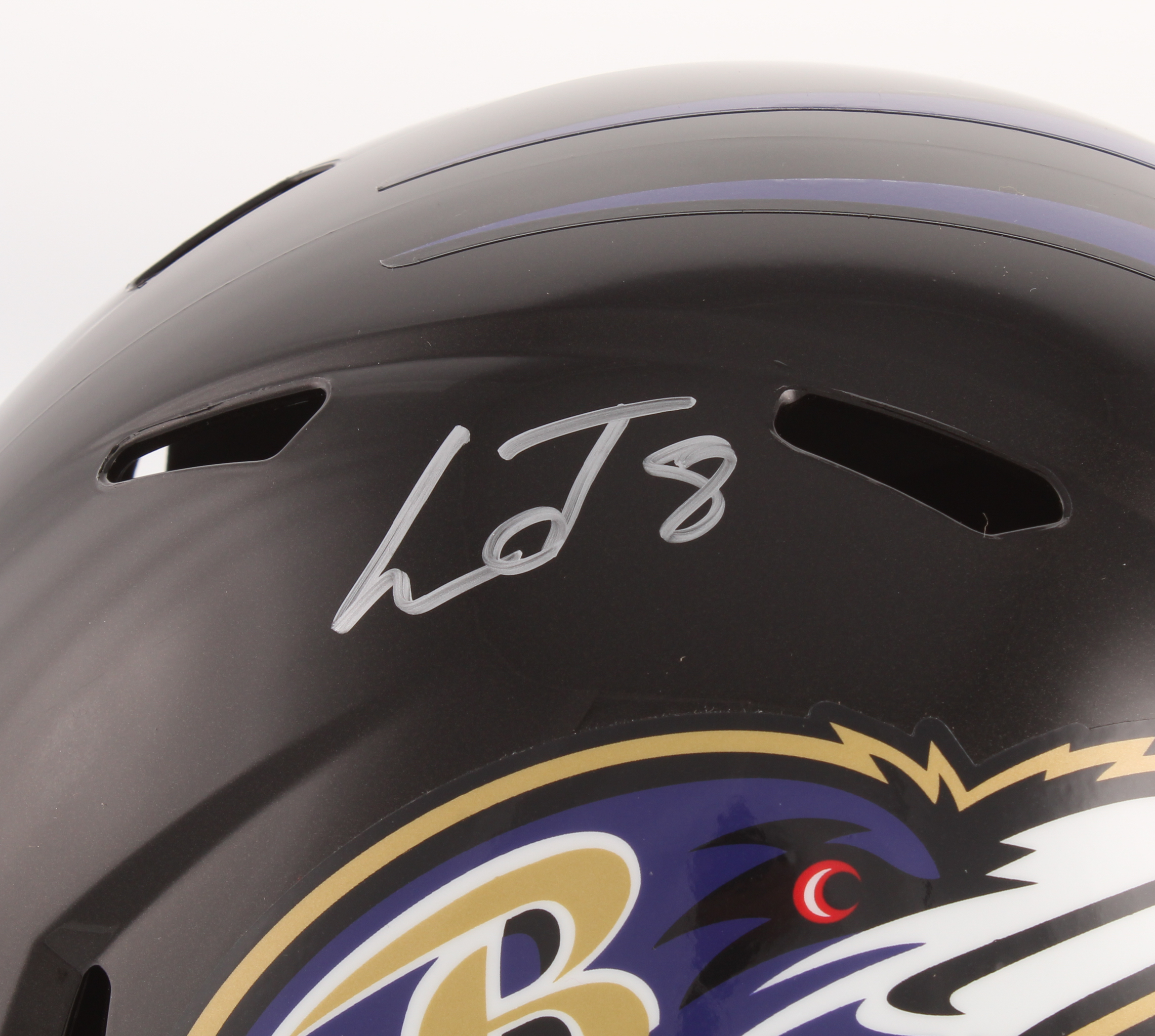 Lamar Jackson Signed Baltimore Ravens Full-Size Speed Helmet (JSA COA) at PristineAuction.com Lamar Jackson Signed Baltimore Ravens Full-Size Speed Helmet (JSA COA) at PristineAuction.com