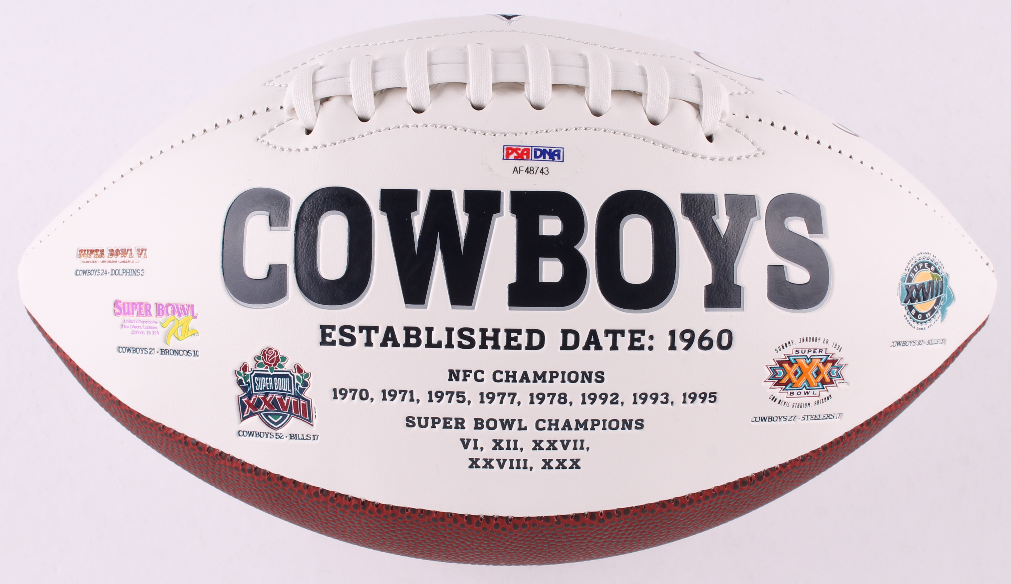 Ezekiel Elliott Signed Dallas Cowboys Logo Football (PSA COA) at PristineAuction.com Ezekiel Elliott Signed Dallas Cowboys Logo Football (PSA COA) at PristineAuction.com