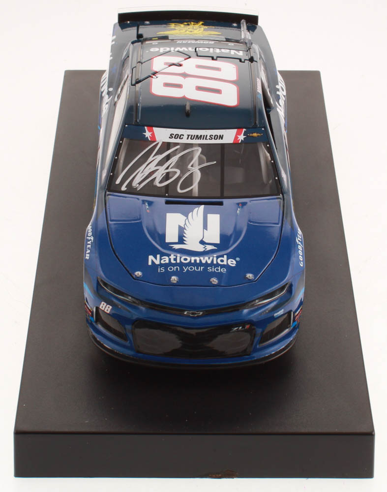 Alex Bowman Signed NASCAR #88 Nationwide Patriotic 2019 Camaro ZL1 - 1:24 Premium Action Diecast Car (Hendrick Hologram & COA) at PristineAuction.com Alex Bowman Signed NASCAR #88 Nationwide Patriotic 2019 Camaro ZL1 - 1:24 Premium Action Diecast Car (Hendrick Hologram & COA) at PristineAuction.com