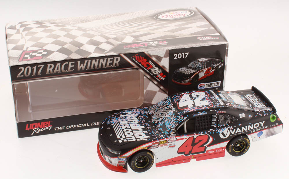 Alex Bowman Signed NASCAR #42 Hendrickcars.com 2017 Camaro - Charlotte Win - 1:24 Premium Action Diecast Car (Hendrick Hologram & COA) at PristineAuction.com Alex Bowman Signed NASCAR #42 Hendrickcars.com 2017 Camaro - Charlotte Win - 1:24 Premium Action Diecast Car (Hendrick Hologram & COA) at PristineAuction.com