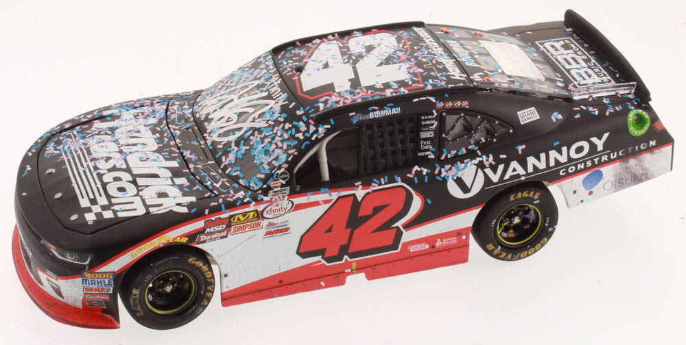 Alex Bowman Signed NASCAR #42 Hendrickcars.com 2017 Camaro - Charlotte Win - 1:24 Premium Action Diecast Car (Hendrick Hologram & COA) at PristineAuction.com Alex Bowman Signed NASCAR #42 Hendrickcars.com 2017 Camaro - Charlotte Win - 1:24 Premium Action Diecast Car (Hendrick Hologram & COA) at PristineAuction.com
