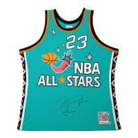 Michael Jordan Signed NBA All Stars LE Jerey (UDA COA) at PristineAuction.com