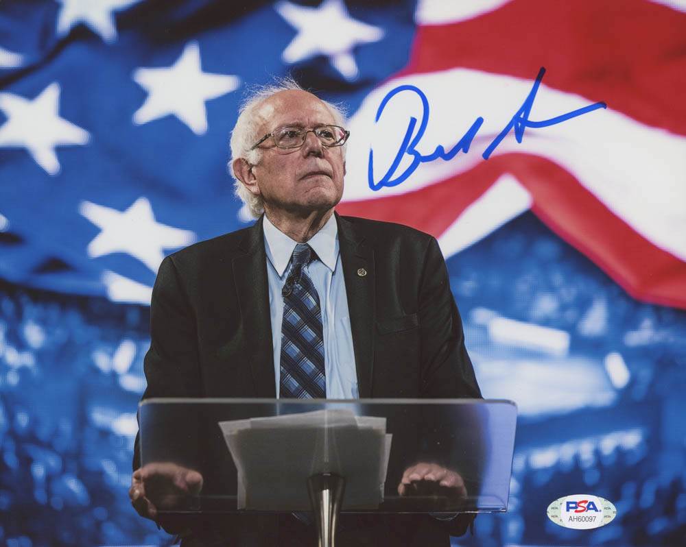 Bernie Sanders Signed 8x10 Photo (PSA COA) at PristineAuction.com Bernie Sanders Signed 8x10 Photo (PSA COA) at PristineAuction.com