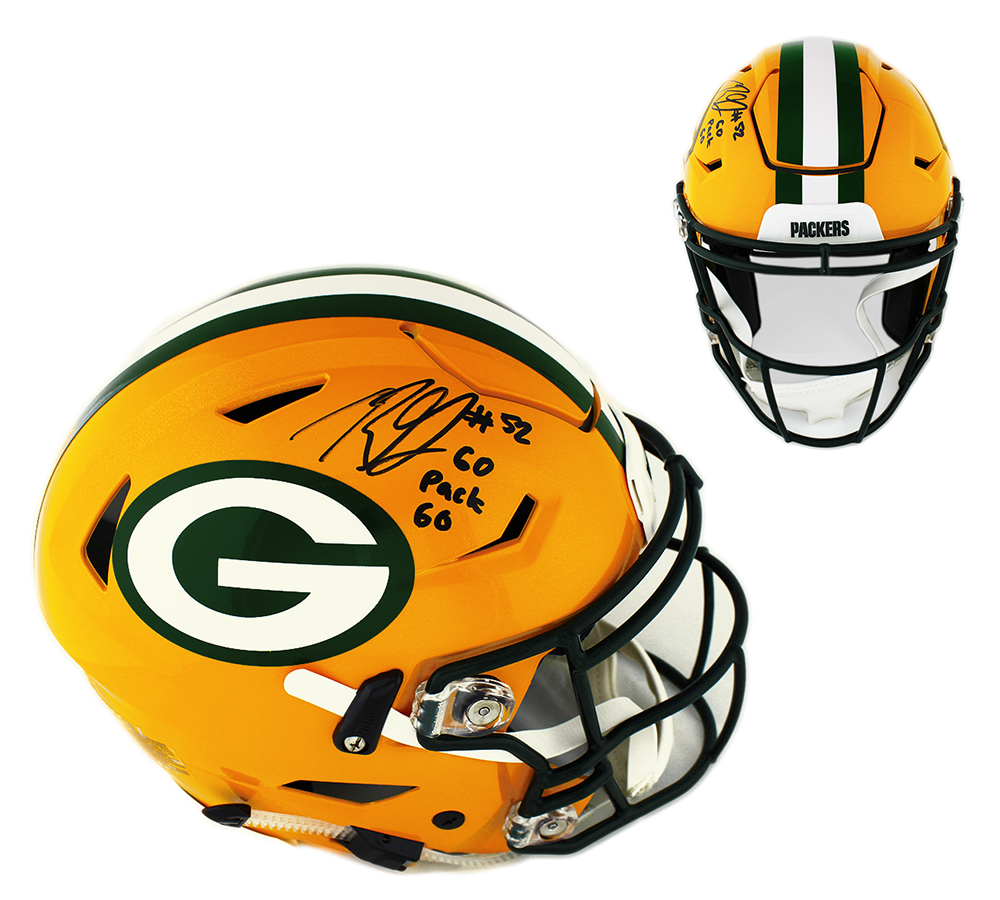 Rashan Gary Signed Packers Full-Size Authentic On-Field SpeedFlex Helmet Inscribed "Go Pack Go" (Radtke COA) at PristineAuction.com Rashan Gary Signed Packers Full-Size Authentic On-Field SpeedFlex Helmet Inscribed "Go Pack Go" (Radtke COA) at PristineAuction.com
