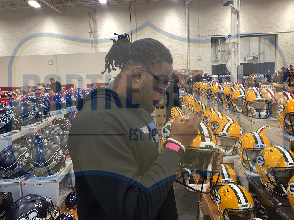 Rashan Gary Signed Packers Full-Size Authentic On-Field SpeedFlex Helmet Inscribed "Go Pack Go" (Radtke COA) at PristineAuction.com Rashan Gary Signed Packers Full-Size Authentic On-Field SpeedFlex Helmet Inscribed "Go Pack Go" (Radtke COA) at PristineAuction.com