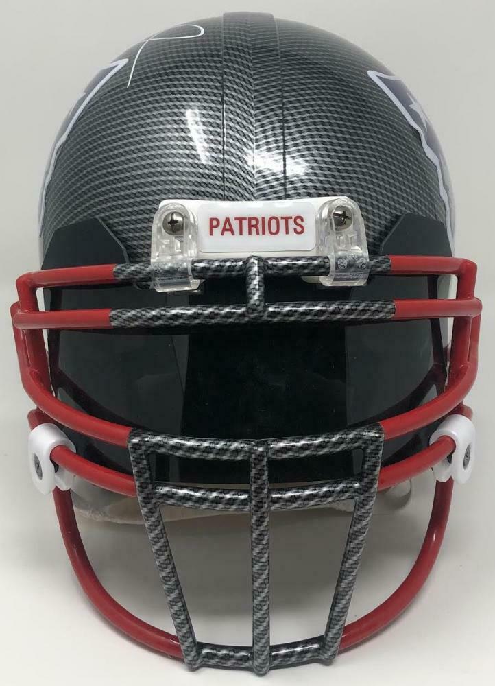 Tom Brady Signed Patriots Custom Hydro Dipped Full-Size Authentic On-Field Helmet (Tristar Hologram) at PristineAuction.com Tom Brady Signed Patriots Custom Hydro Dipped Full-Size Authentic On-Field Helmet (Tristar Hologram) at PristineAuction.com