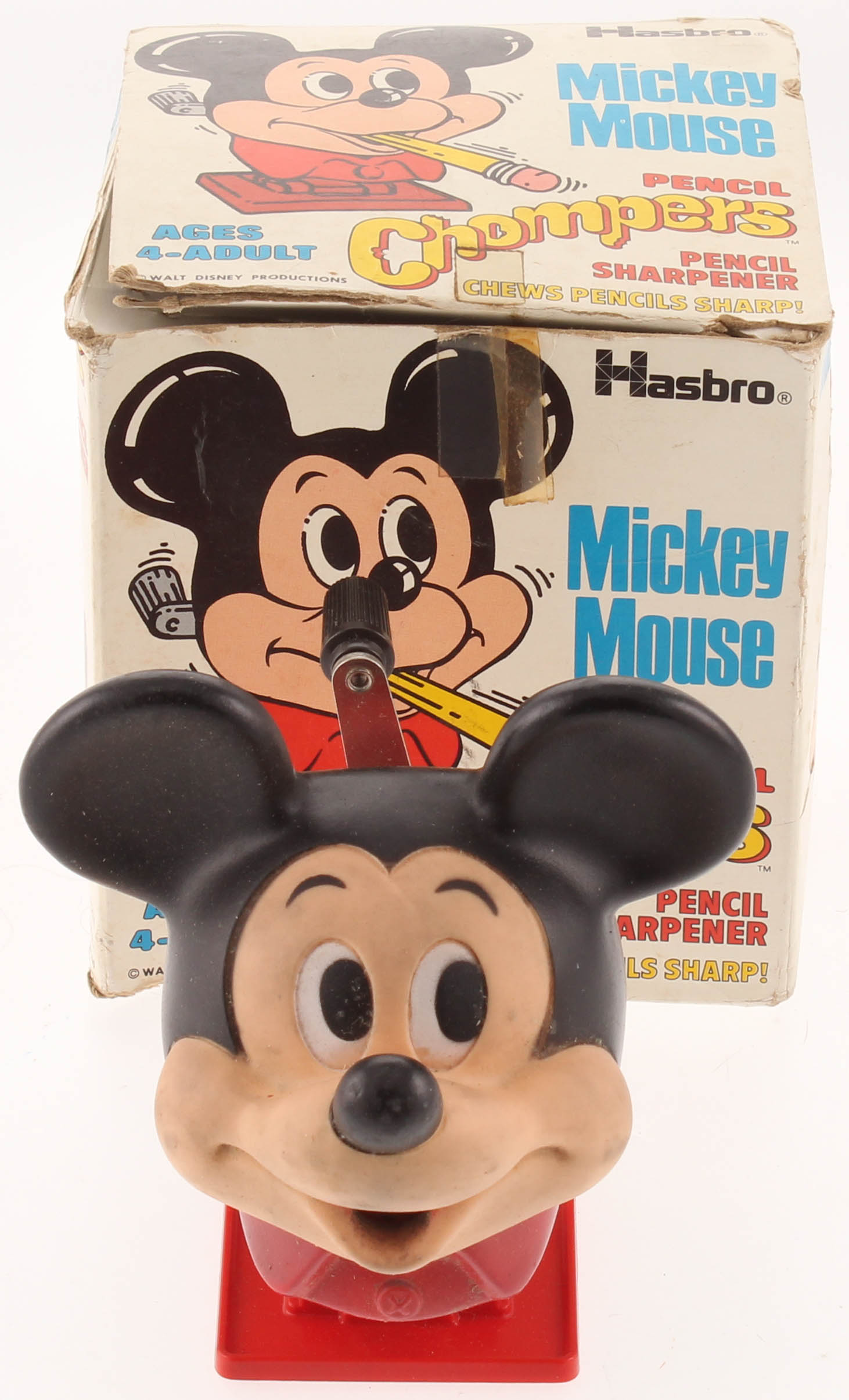 Vintage Mickey Mouse Pencil Sharpener at PristineAuction.com Vintage Mickey Mouse Pencil Sharpener at PristineAuction.com