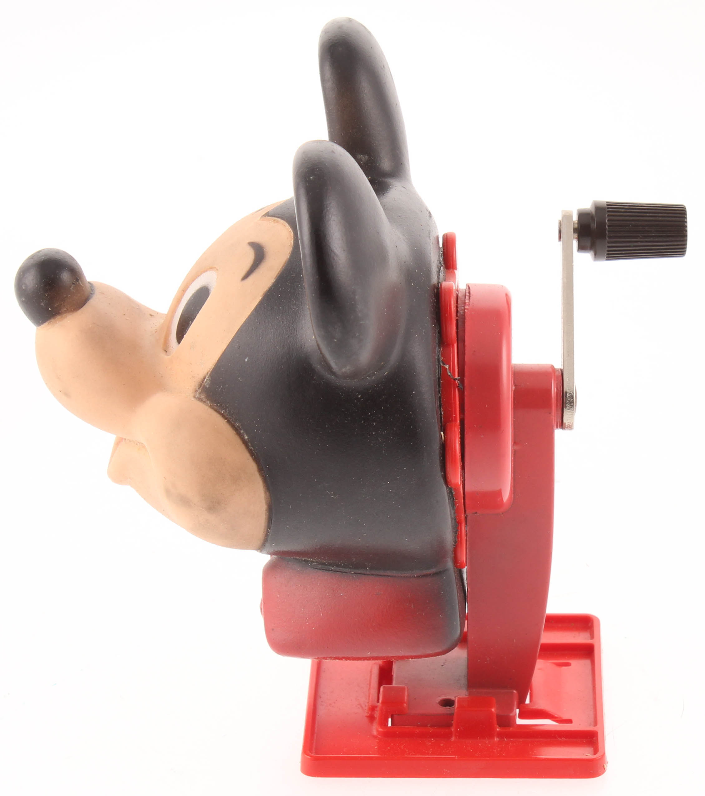 Vintage Mickey Mouse Pencil Sharpener at PristineAuction.com Vintage Mickey Mouse Pencil Sharpener at PristineAuction.com