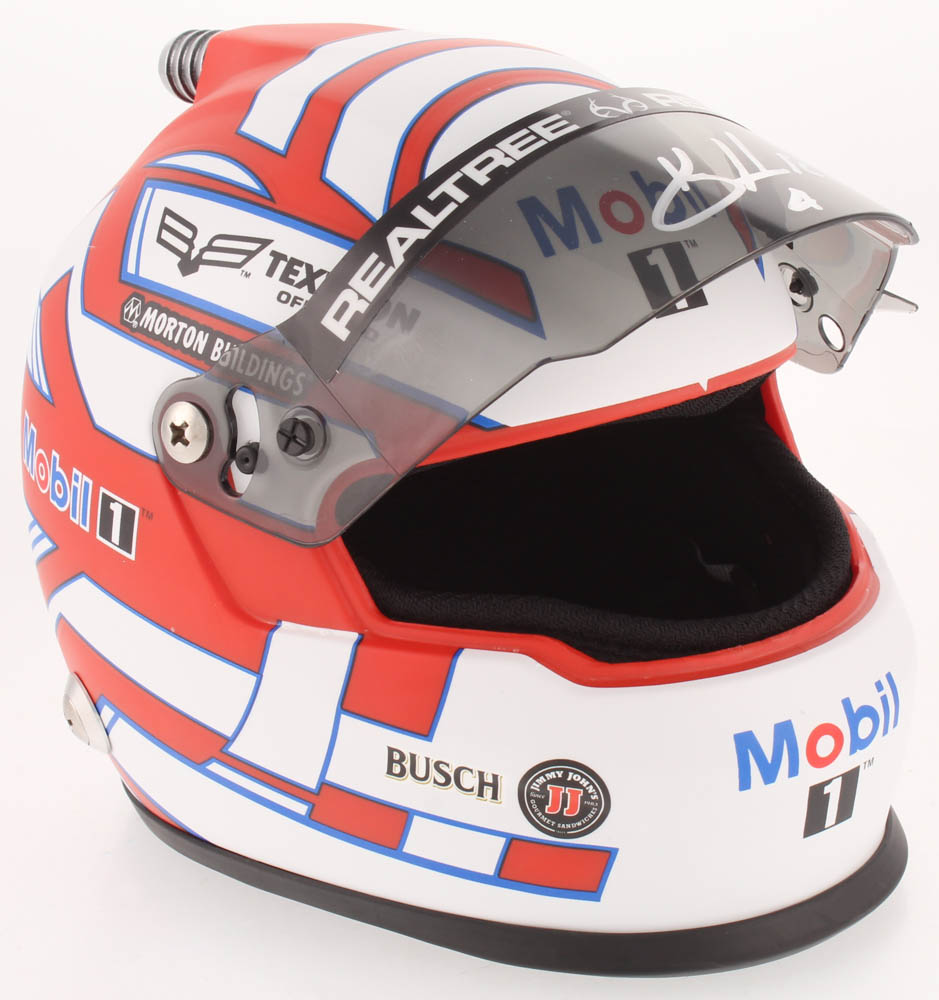 Kevin Harvick Signed NASCAR Mobil 1 1:3 Scale Mini-Helmet (PA COA) at PristineAuction.com Kevin Harvick Signed NASCAR Mobil 1 1:3 Scale Mini-Helmet (PA COA) at PristineAuction.com