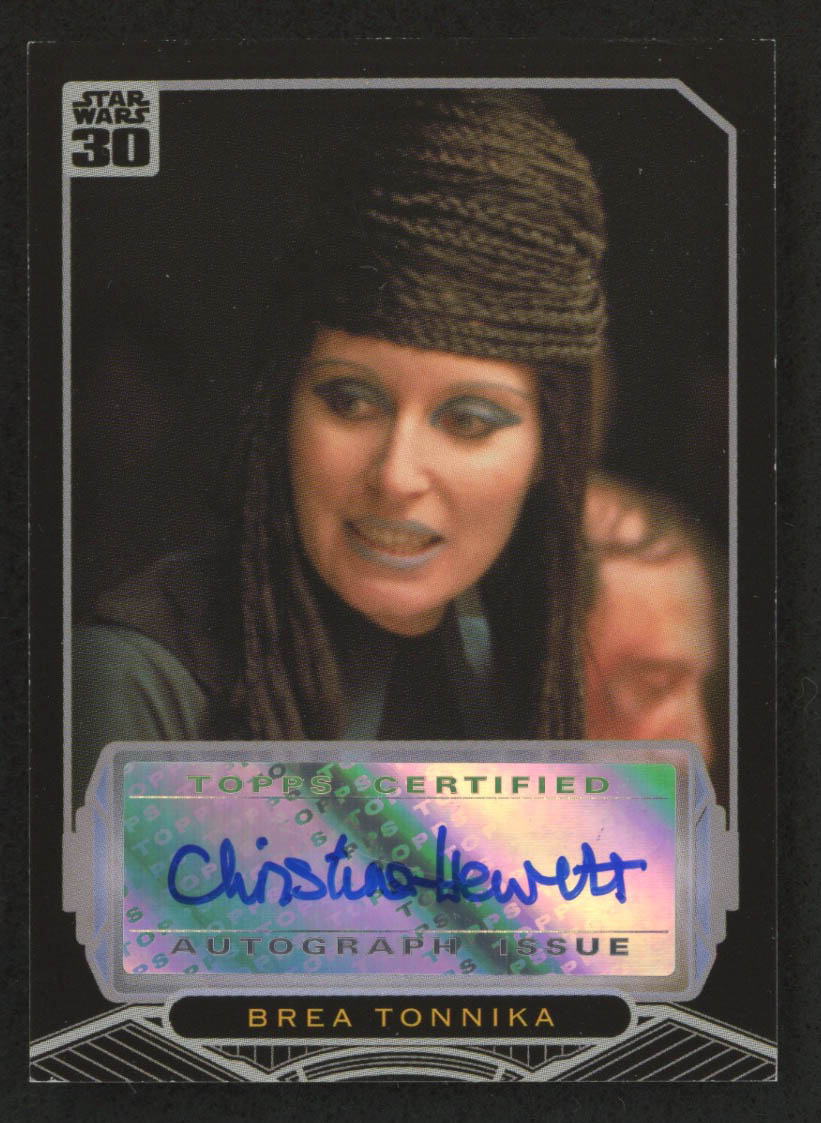 Christine Hewett 2007 Star Wars 30th Anniversary Autographs #NNO at PristineAuction.com Christine Hewett 2007 Star Wars 30th Anniversary Autographs #NNO at PristineAuction.com