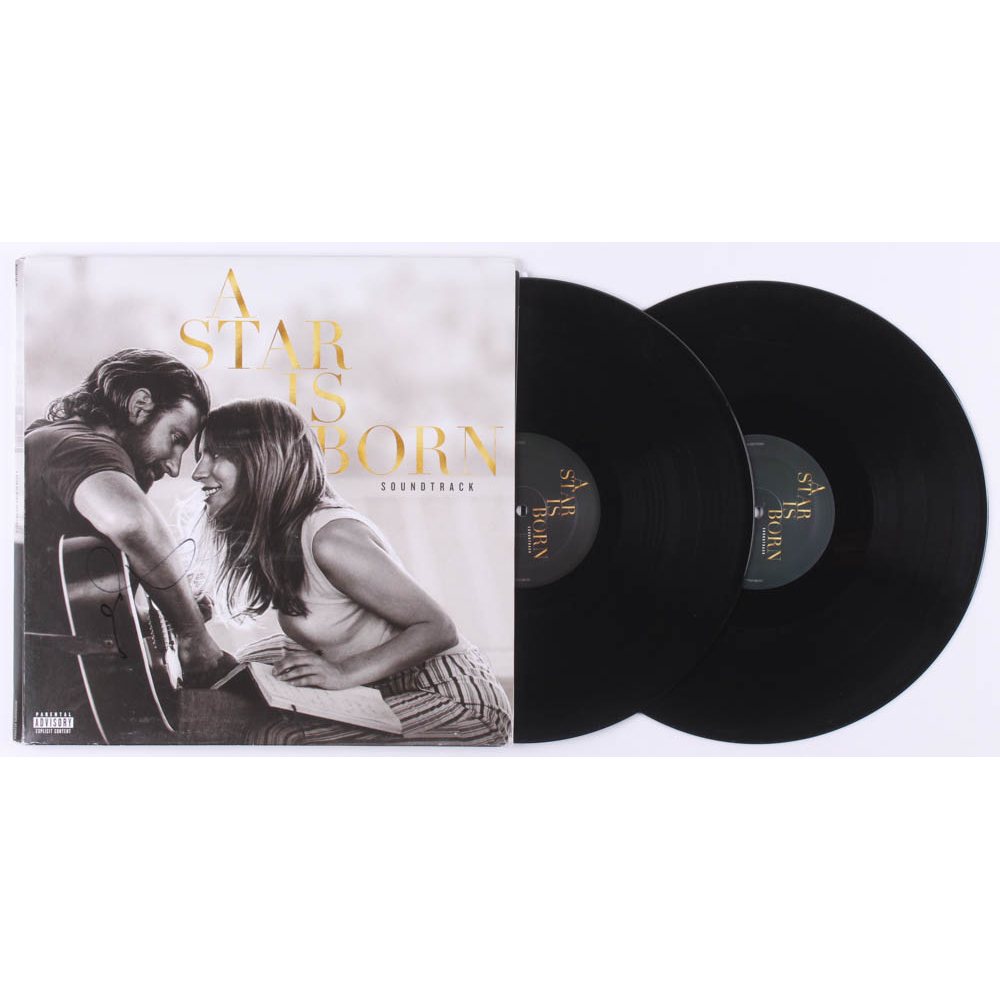 A Star Is Born Autobiographie Lady Gaga Lady Gaga Signed "A Star Is Born" Soundtrack Vinyl Record Album