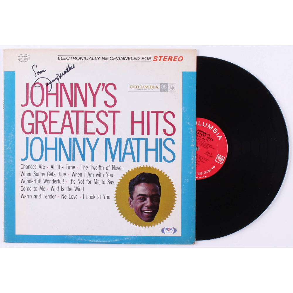 Johnny Mathis Signed 