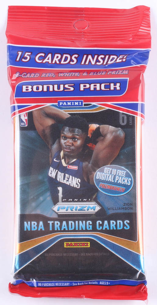 201920 Panini Prizm NBA Trading Card Packs with (15) Cards Pristine Auction