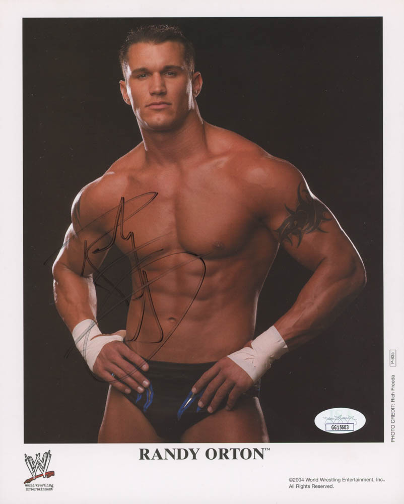 Randy Orton Signed WWE 8x10 Photo (JSA SOA) Pristine Auction