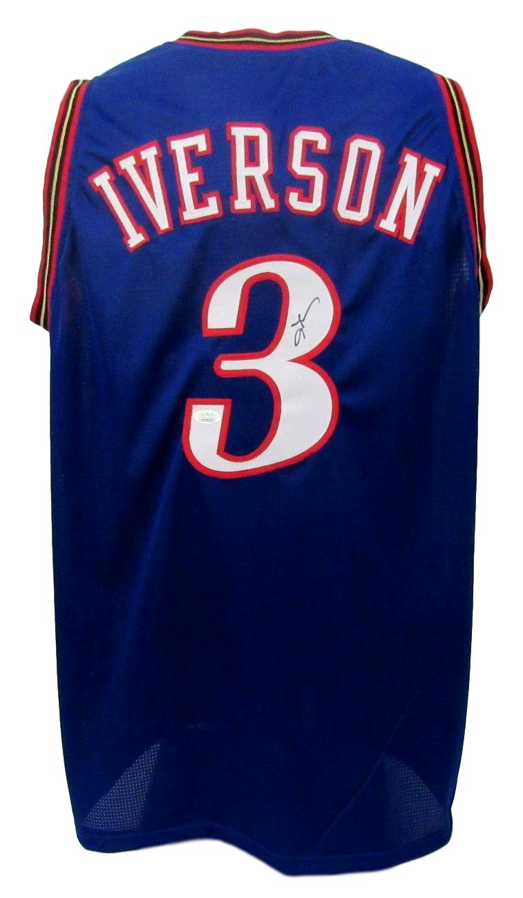 Allen Iverson Signed Jersey (JSA COA) at PristineAuction.com Allen Iverson Signed Jersey (JSA COA) at PristineAuction.com