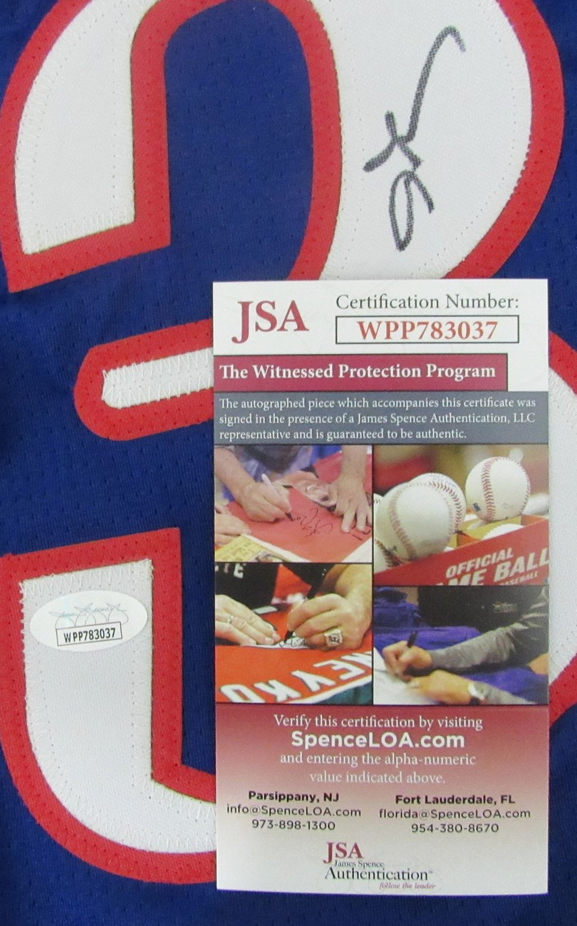 Allen Iverson Signed Jersey (JSA COA) at PristineAuction.com Allen Iverson Signed Jersey (JSA COA) at PristineAuction.com