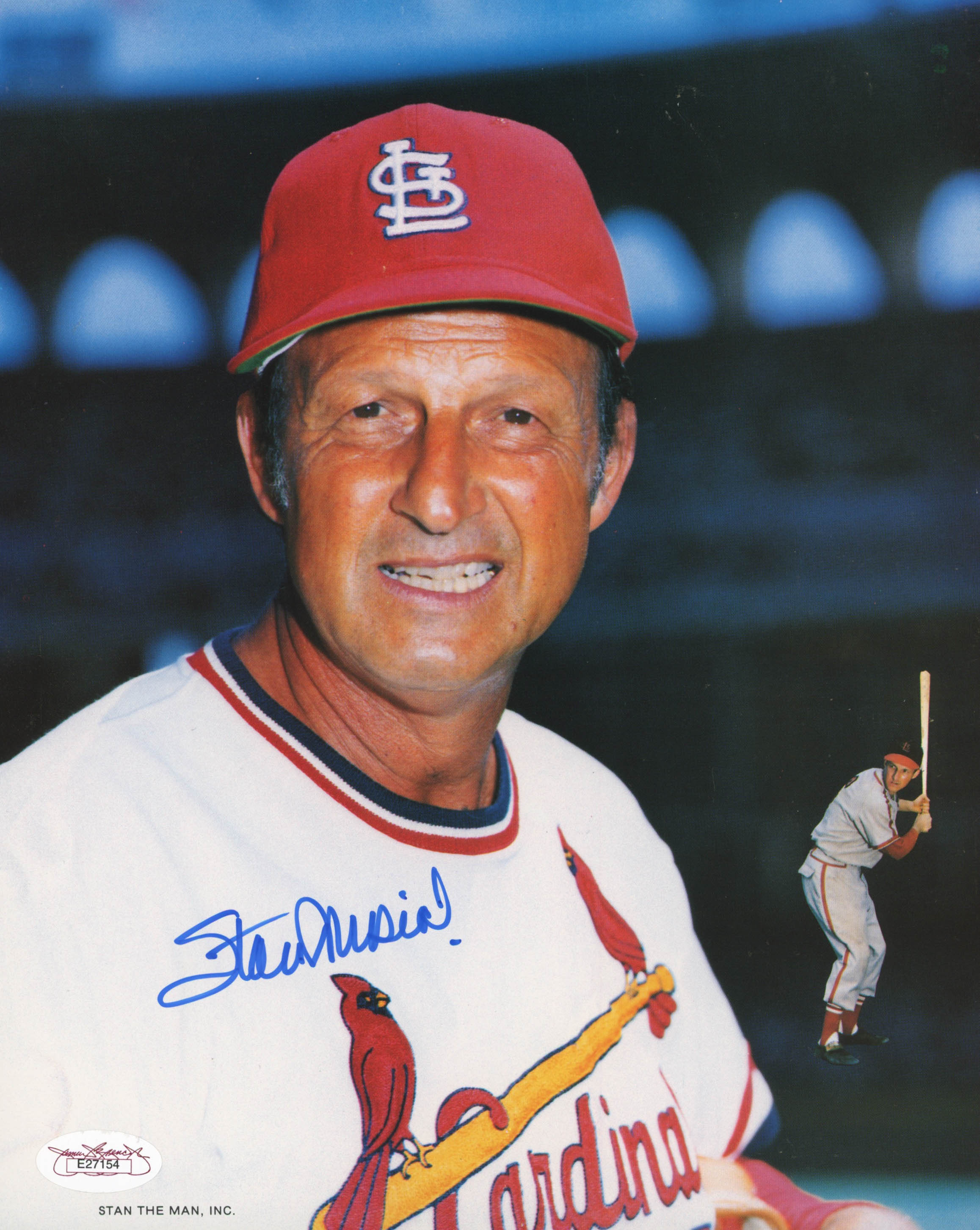 Stan Musial Signed Cardinals 8x10 Photo (JSA COA) at PristineAuction.com Stan Musial Signed Cardinals 8x10 Photo (JSA COA) at PristineAuction.com