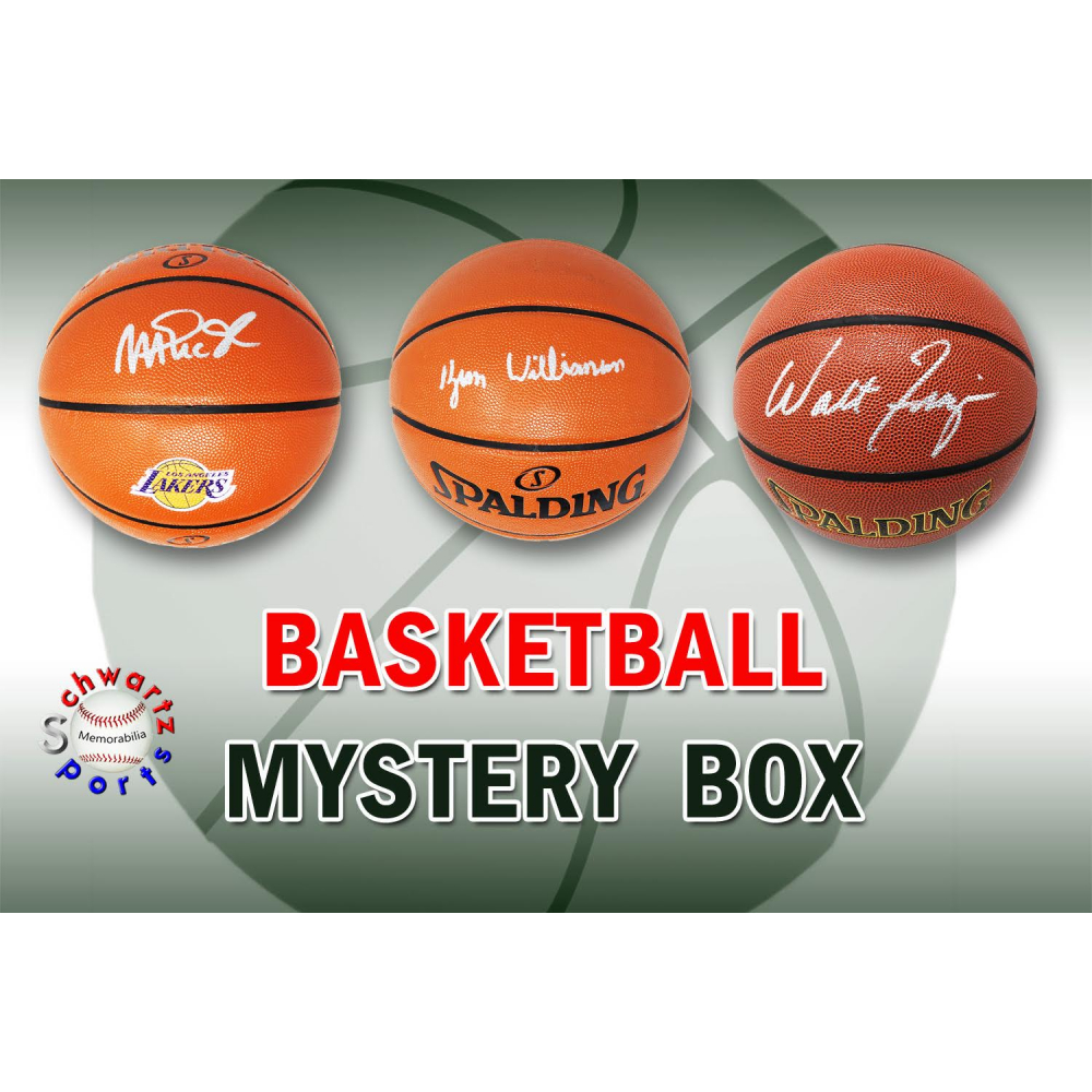 Schwartz Sports Basketball Superstar Signed Basketball Mystery Box
