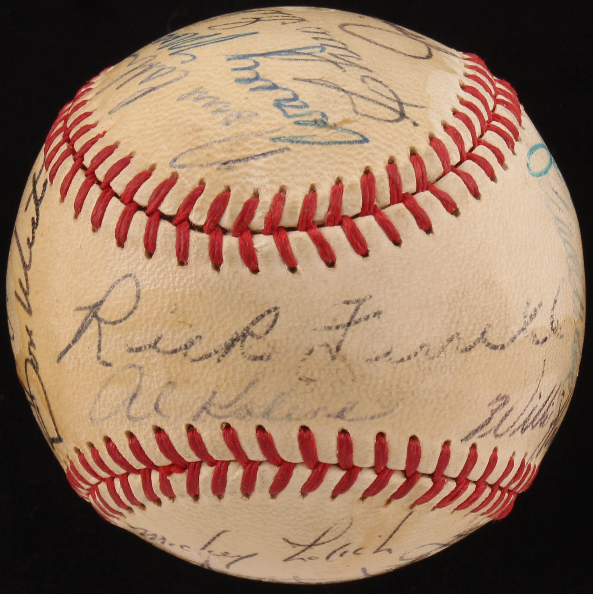 Stars & Hall Of Famers ONL Baseball Signed by (13) with Al Kaline, Rick Ferrell, Frank Frisch, Norm Cash (Beckett LOA) at PristineAuction.com Stars & Hall Of Famers ONL Baseball Signed by (13) with Al Kaline, Rick Ferrell, Frank Frisch, Norm Cash (Beckett LOA) at PristineAuction.com