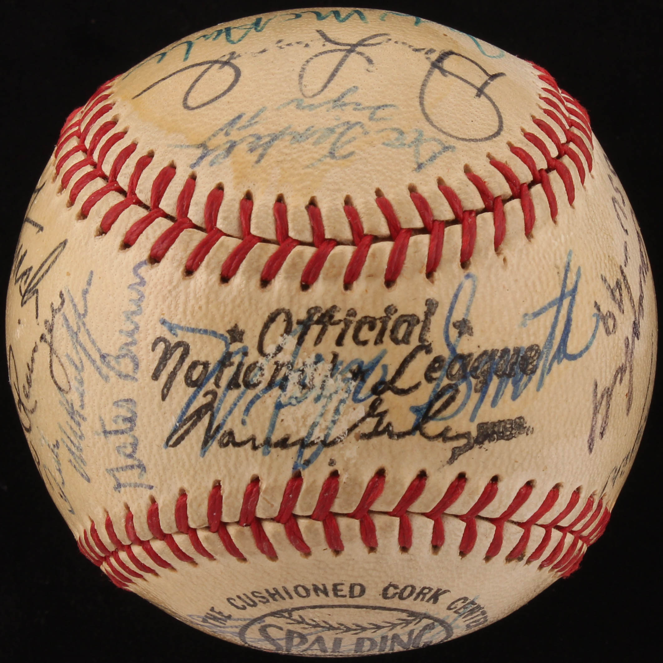 Stars & Hall Of Famers ONL Baseball Signed by (13) with Al Kaline, Rick Ferrell, Frank Frisch, Norm Cash (Beckett LOA) at PristineAuction.com Stars & Hall Of Famers ONL Baseball Signed by (13) with Al Kaline, Rick Ferrell, Frank Frisch, Norm Cash (Beckett LOA) at PristineAuction.com