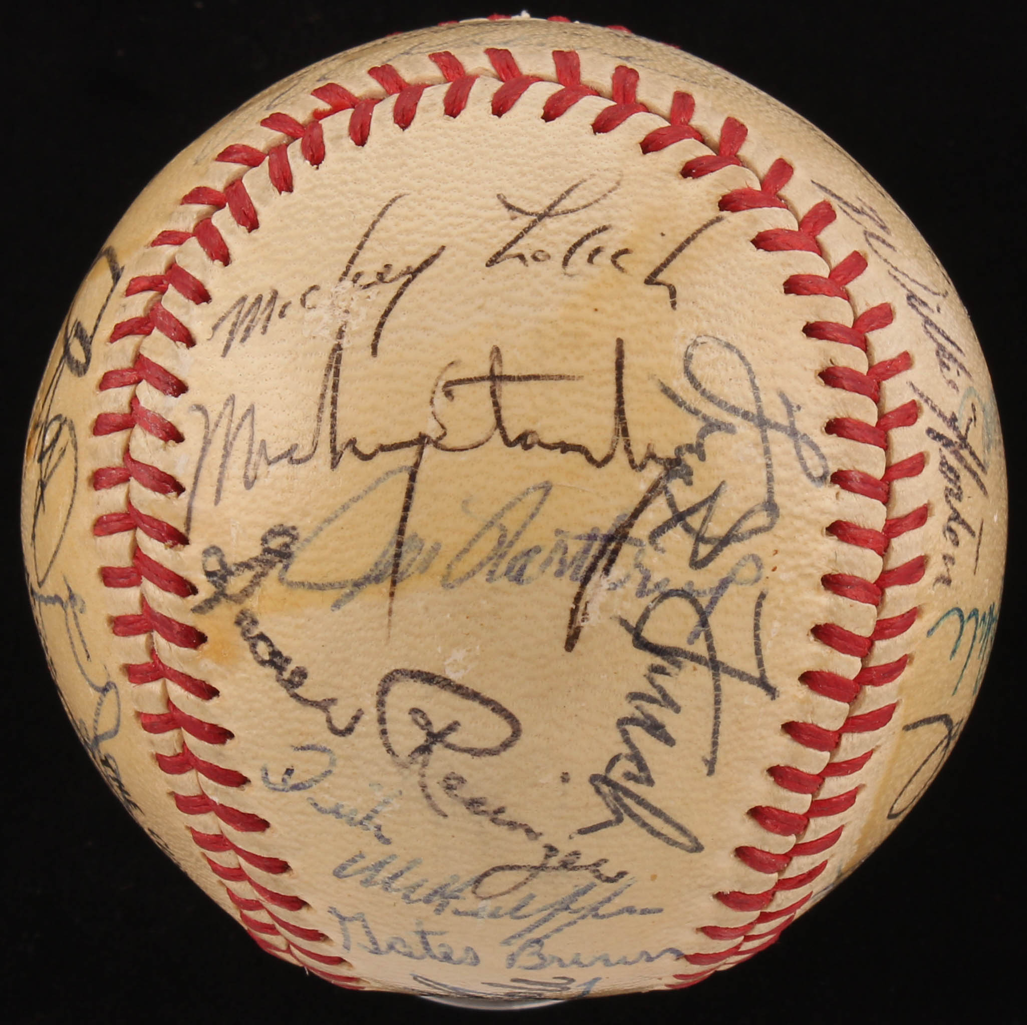 Stars & Hall Of Famers ONL Baseball Signed by (13) with Al Kaline, Rick Ferrell, Frank Frisch, Norm Cash (Beckett LOA) at PristineAuction.com Stars & Hall Of Famers ONL Baseball Signed by (13) with Al Kaline, Rick Ferrell, Frank Frisch, Norm Cash (Beckett LOA) at PristineAuction.com