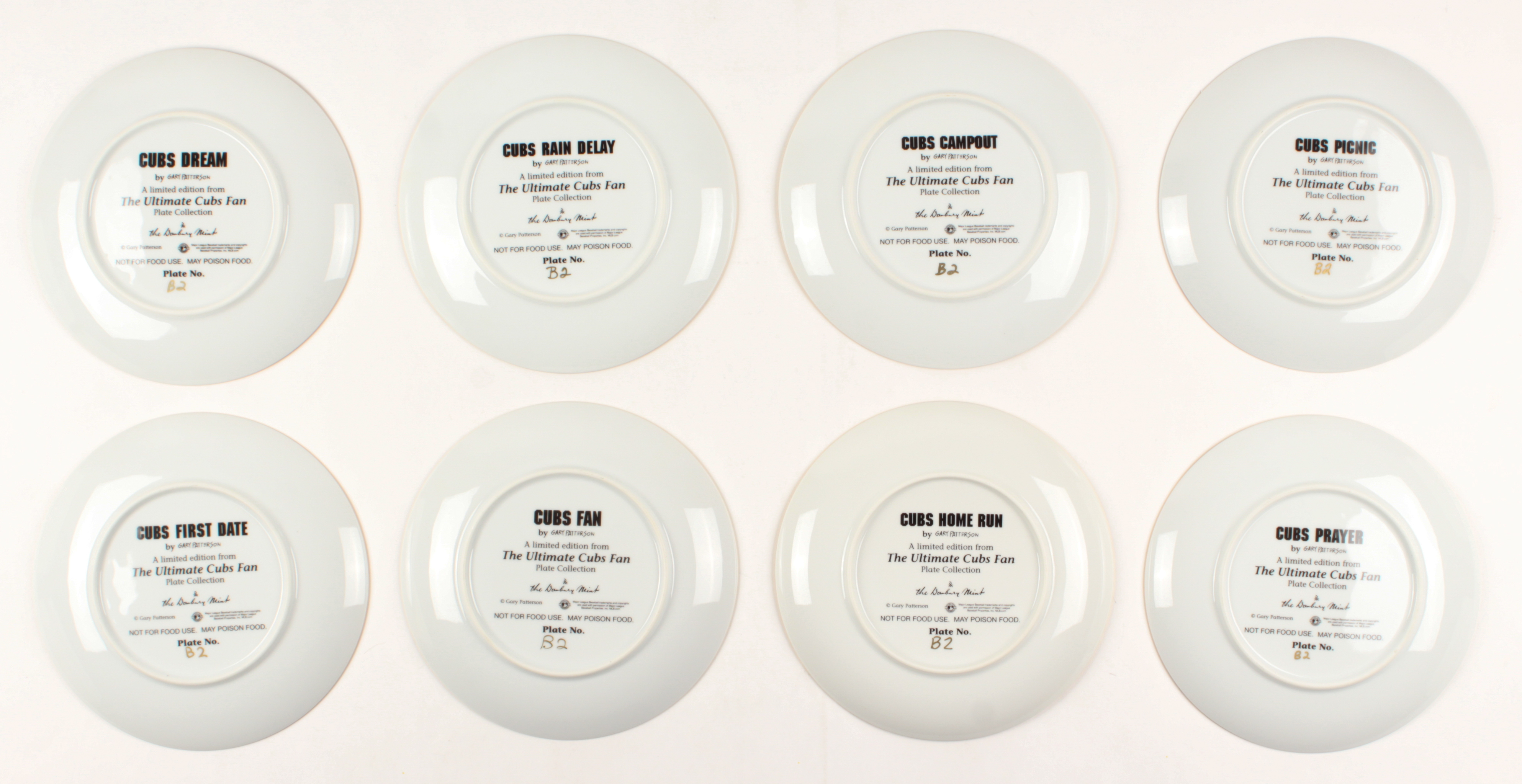 Lot of (8) Chicago Cubs "The Ultimate Cubs Fan" Danbury Mint Plates at PristineAuction.com Lot of (8) Chicago Cubs "The Ultimate Cubs Fan" Danbury Mint Plates at PristineAuction.com
