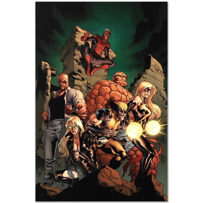 Marvel Comics "New Avengers #7" Numbered LE 18x27 Giclee on Canvas by Tim Bradstreet at PristineAuction.com Marvel Comics "New Avengers #7" Numbered LE 18x27 Giclee on Canvas by Tim Bradstreet at PristineAuction.com