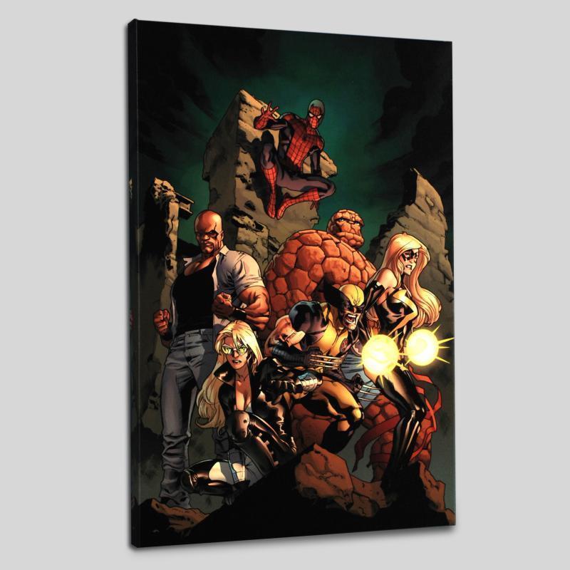 Marvel Comics "New Avengers #7" Numbered LE 18x27 Giclee on Canvas by Tim Bradstreet at PristineAuction.com Marvel Comics "New Avengers #7" Numbered LE 18x27 Giclee on Canvas by Tim Bradstreet at PristineAuction.com