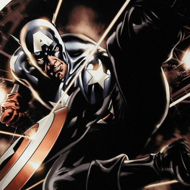 Marvel Comics "Captain America #41" LE 18x27 Giclee on Canvas by Steve Epting at PristineAuction.com Marvel Comics "Captain America #41" LE 18x27 Giclee on Canvas by Steve Epting at PristineAuction.com