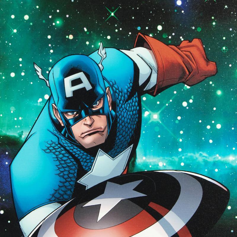 Marvel Comics "Captain America and the Korvac Saga #1" Numbered LE 18x27 Giclee on Canvas by Craig Rousseau at PristineAuction.com Marvel Comics "Captain America and the Korvac Saga #1" Numbered LE 18x27 Giclee on Canvas by Craig Rousseau at PristineAuction.com