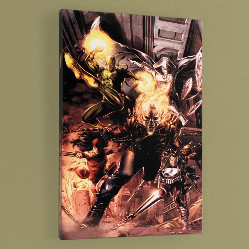 Marvel Comics "Heroes For Hire #1" LE 18x27 Giclee on Canvas by Doug Braithwaite at PristineAuction.com Marvel Comics "Heroes For Hire #1" LE 18x27 Giclee on Canvas by Doug Braithwaite at PristineAuction.com