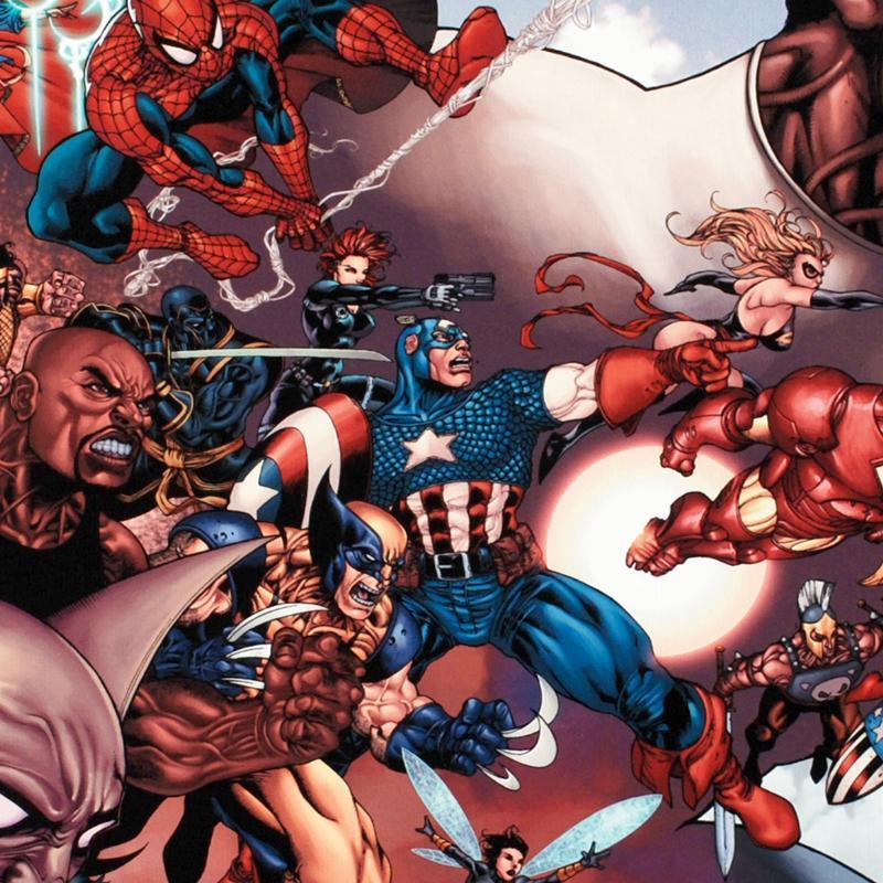 Marvel Comics "What If? Civil War #1" LE 24x18 Giclee on Canvas by Harvey Tolibao at PristineAuction.com Marvel Comics "What If? Civil War #1" LE 24x18 Giclee on Canvas by Harvey Tolibao at PristineAuction.com