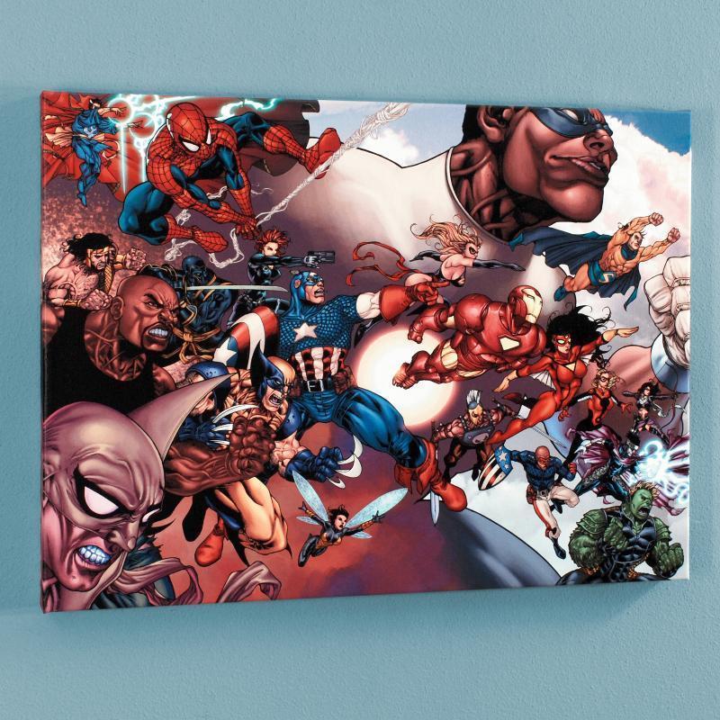 Marvel Comics "What If? Civil War #1" LE 24x18 Giclee on Canvas by Harvey Tolibao at PristineAuction.com Marvel Comics "What If? Civil War #1" LE 24x18 Giclee on Canvas by Harvey Tolibao at PristineAuction.com