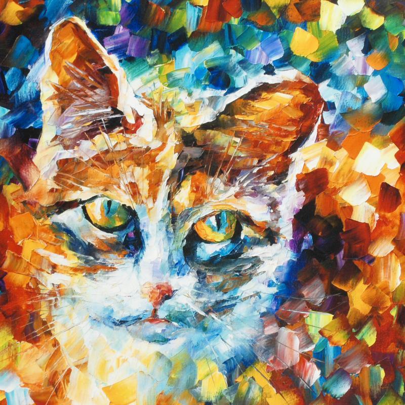 Leonid Afremov Signed "Bright Eyes" Limited Edition 18x24 Giclee on Canvas at PristineAuction.com Leonid Afremov Signed "Bright Eyes" Limited Edition 18x24 Giclee on Canvas at PristineAuction.com