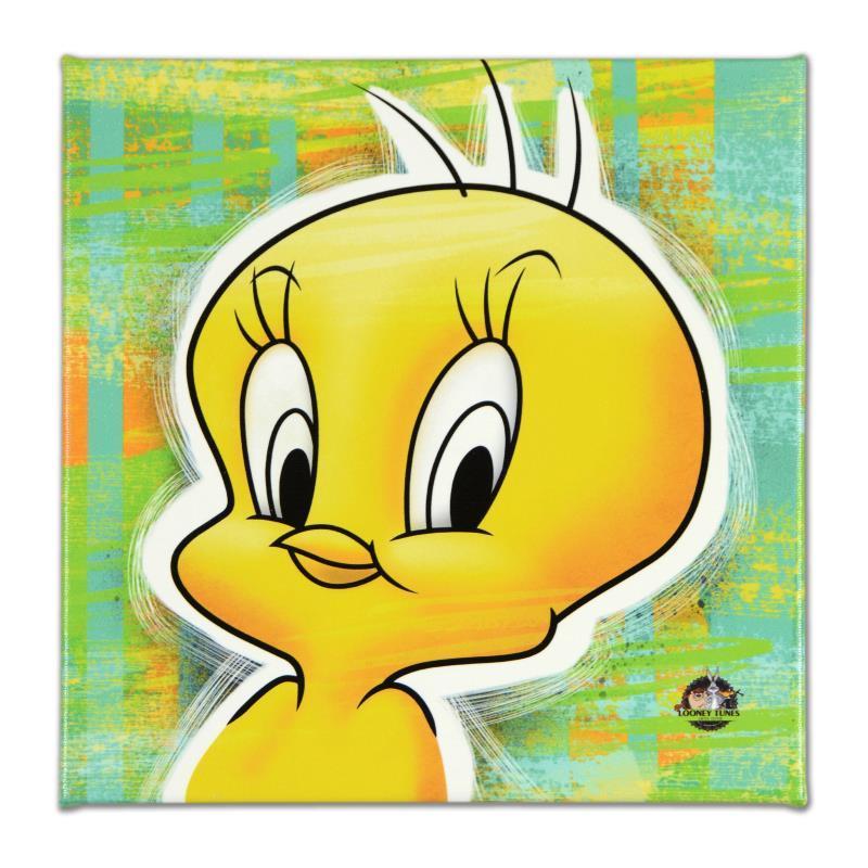 Looney Tunes "Tweety Bird" LE 10x10 Giclee on Gallery Wrapped Canvas at PristineAuction.com Looney Tunes "Tweety Bird" LE 10x10 Giclee on Gallery Wrapped Canvas at PristineAuction.com