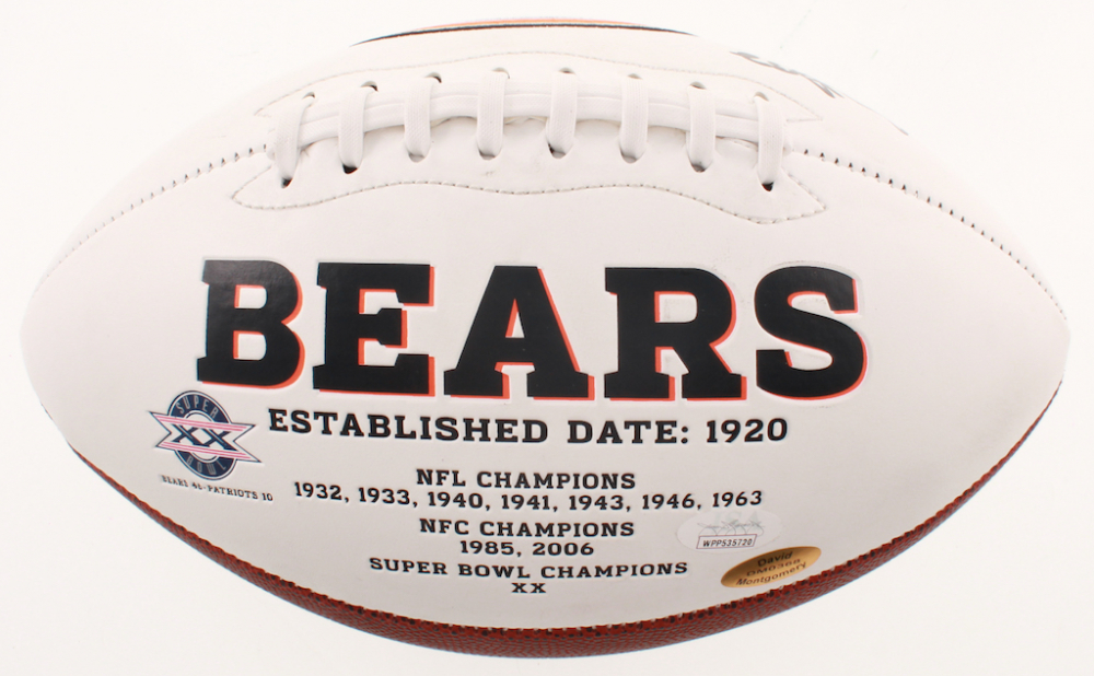 David Montgomery Signed Bears Logo Football (JSA COA) at PristineAuction.com David Montgomery Signed Bears Logo Football (JSA COA) at PristineAuction.com
