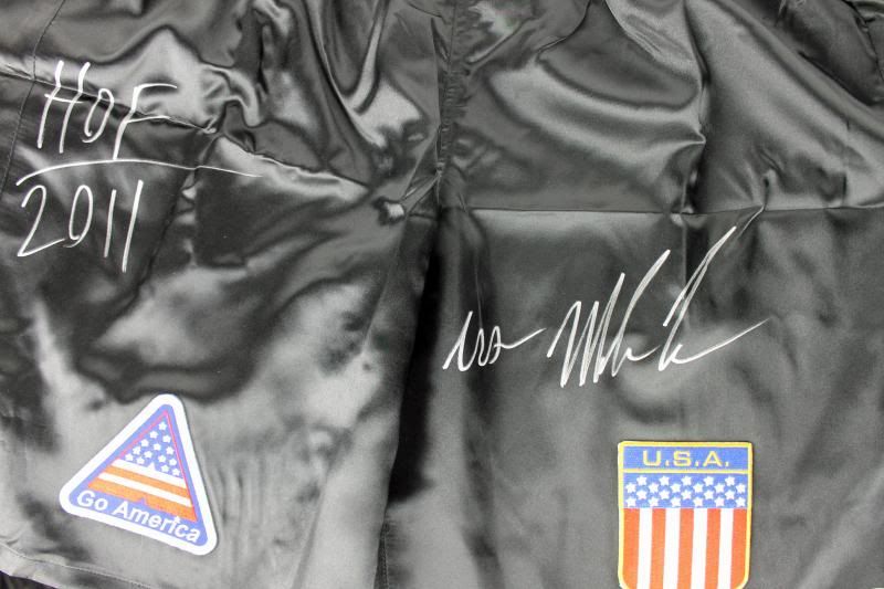 Mike Tyson Signed Boxing Shorts Inscribed "HOF 2011" & "Iron" (PSA COA) at PristineAuction.com Mike Tyson Signed Boxing Shorts Inscribed "HOF 2011" & "Iron" (PSA COA) at PristineAuction.com