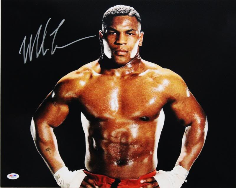 Mike Tyson Signed 16x20 Photo (PSA COA) at PristineAuction.com Mike Tyson Signed 16x20 Photo (PSA COA) at PristineAuction.com