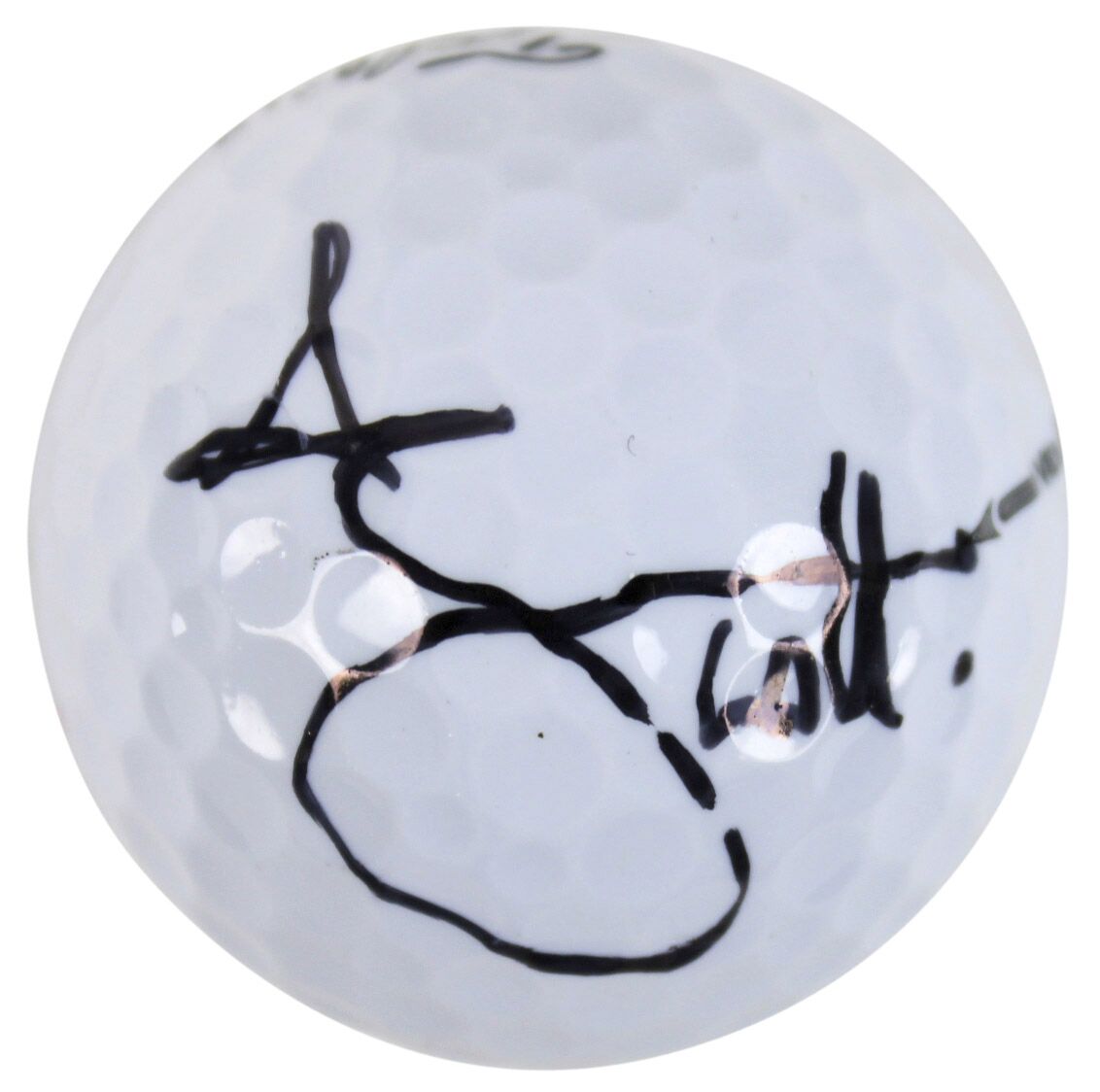 Adam Scott Signed The Masters Logo Golf Ball (Beckett Hologram) at PristineAuction.com Adam Scott Signed The Masters Logo Golf Ball (Beckett Hologram) at PristineAuction.com