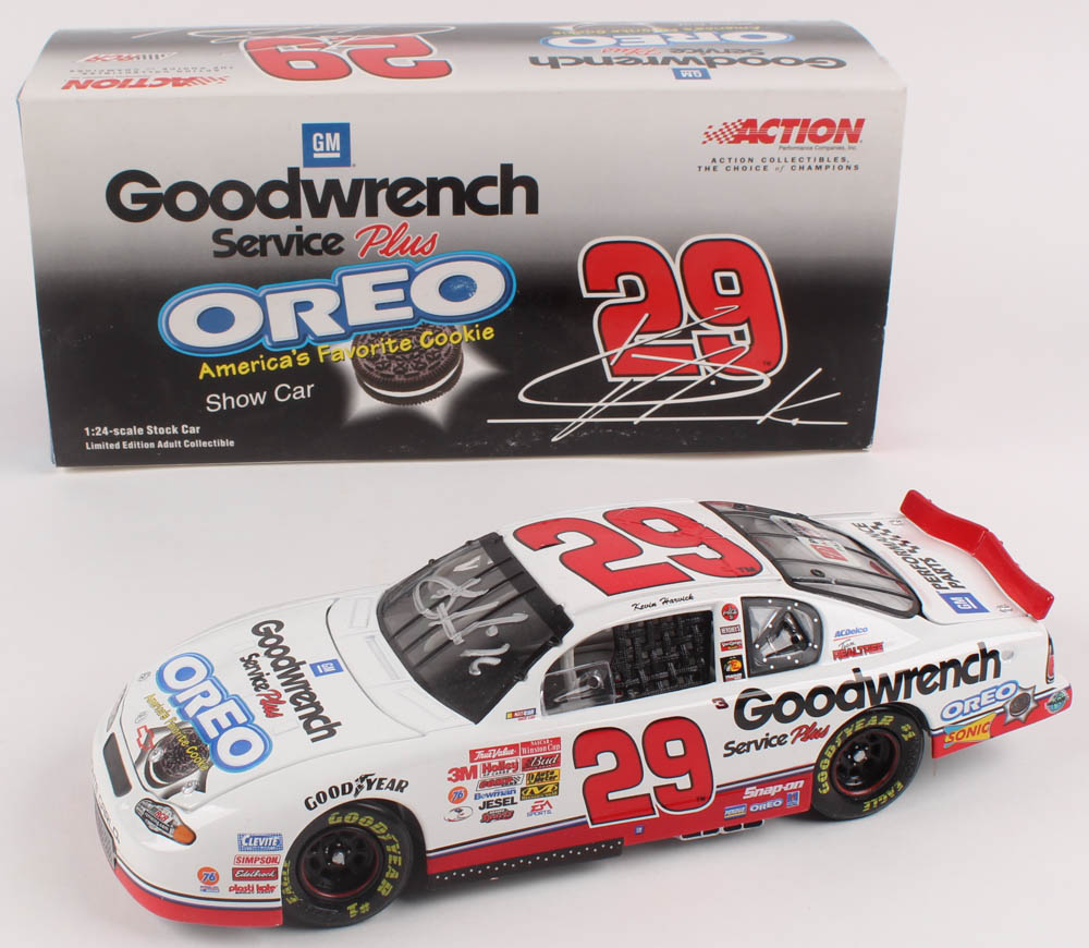 Kevin Harvick Signed NASCAR #29 GM Goodwrench Service Plus Oreo Show Car 2001 Monte Carlo - 1:24 Premium Action Diecast Car (PA COA) at PristineAuction.com Kevin Harvick Signed NASCAR #29 GM Goodwrench Service Plus Oreo Show Car 2001 Monte Carlo - 1:24 Premium Action Diecast Car (PA COA) at PristineAuction.com