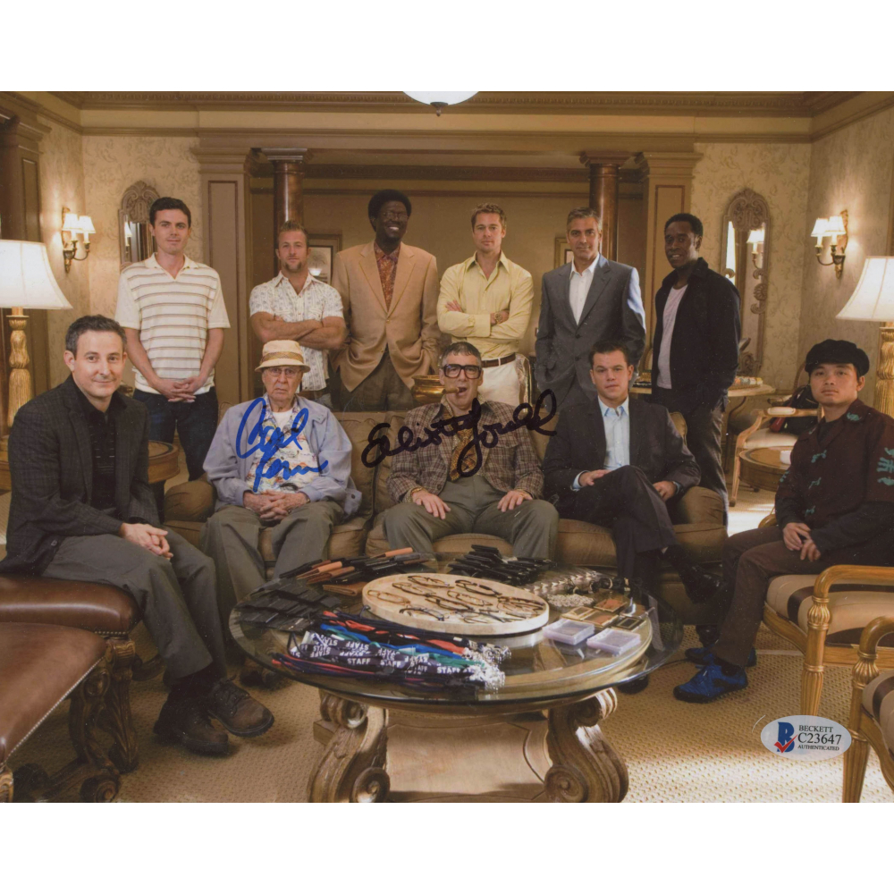 Carl Reiner & Elliott Gould Signed "Ocean's Eleven" 8x10 Photo (Beckett ...