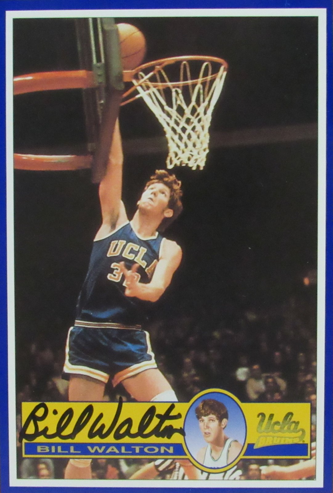 John Wooden & Bill Walton Signed UCLA Bruins 12x16 Custom Matted Postcard Display with (2) Coins (JSA COA) at PristineAuction.com John Wooden & Bill Walton Signed UCLA Bruins 12x16 Custom Matted Postcard Display with (2) Coins (JSA COA) at PristineAuction.com