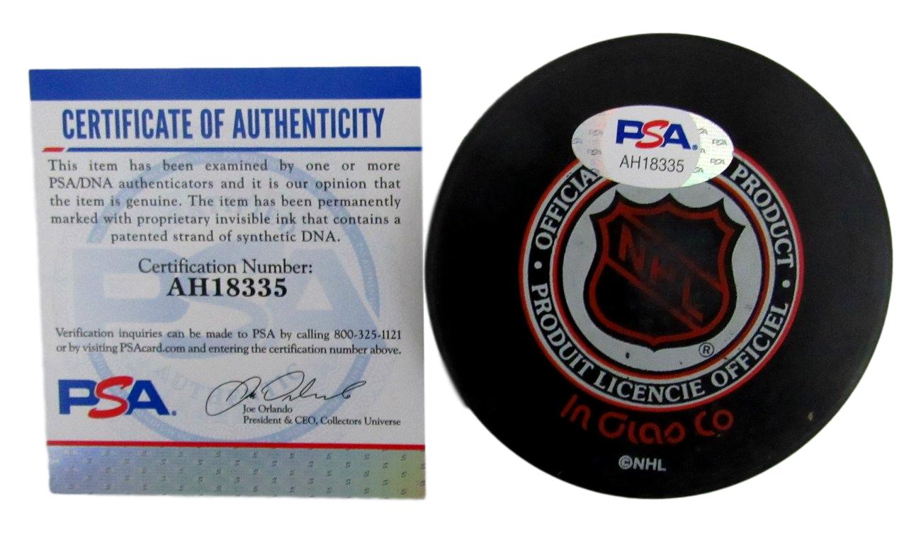 Maurice Richard Signed Stanley Cup Logo Hockey Puck (PSA COA) at PristineAuction.com Maurice Richard Signed Stanley Cup Logo Hockey Puck (PSA COA) at PristineAuction.com