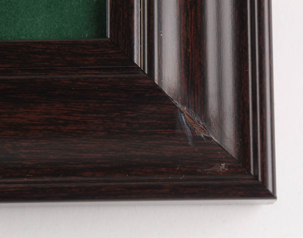 Uncut Sheets of (16) 2017 $1 One-Dollar Green Seal U.S. Federal Reserve Note Bills 18.5x27 Custom Framed Display at PristineAuction.com Uncut Sheets of (16) 2017 $1 One-Dollar Green Seal U.S. Federal Reserve Note Bills 18.5x27 Custom Framed Display at PristineAuction.com