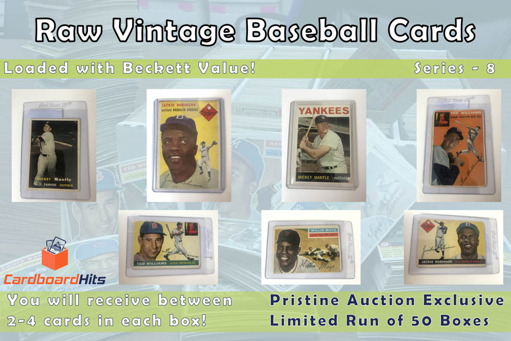 Cardboard Hits Presents Vintage Card Mystery Box Series 8 at PristineAuction.com Cardboard Hits Presents Vintage Card Mystery Box Series 8 at PristineAuction.com